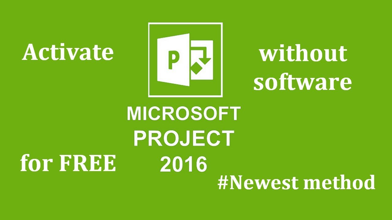 How to Activate Microsoft Project without Product Key